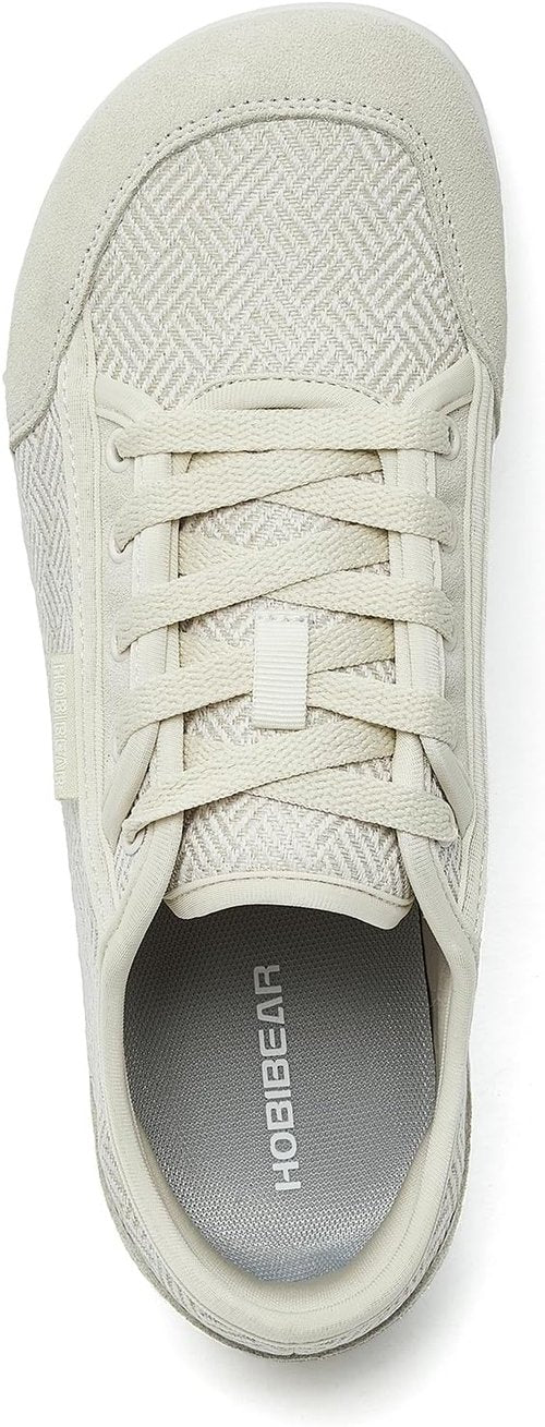 HOBIBEAR Barefoot Walking Sneakers - Zero Drop Sole & Wide Toe Box for Comfort and Support