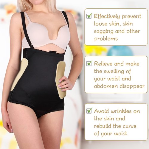 Nuanchu Lipo Foam Pads, Women Lipo Side Foam Lateral Protectors Flattening Boards for Liposuction Post Surgery Recovery, Abdominal Compression Board Preventing Skin Sagging