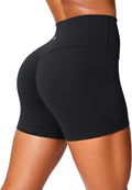 CRZ YOGA Butterlift Biker Shorts - No Front Seam High Waisted Women's Workout Gym Shorts