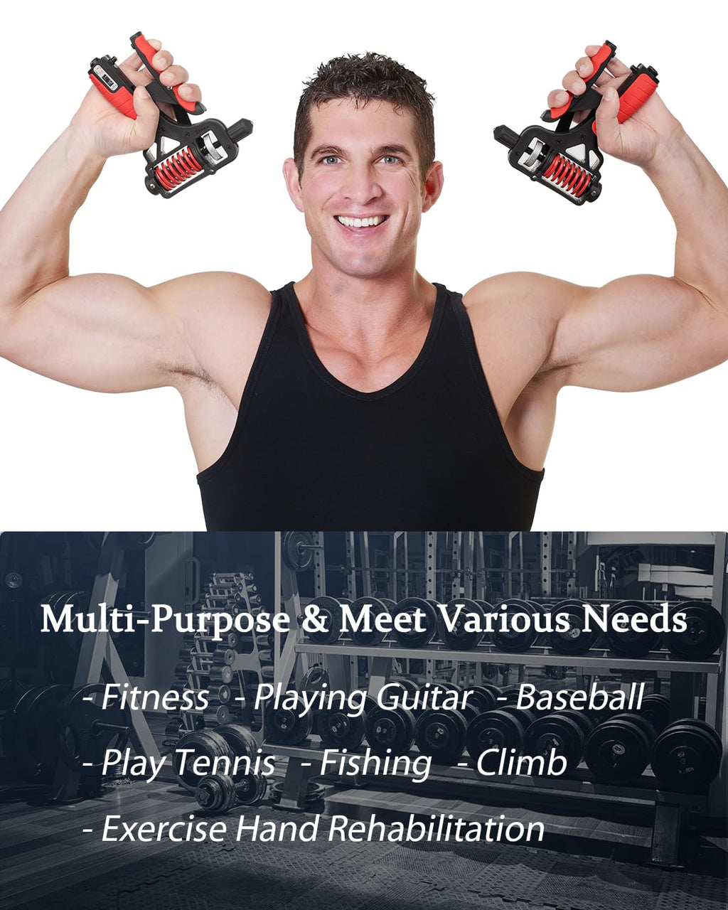 PAONEX Grip Strength Trainer Adjustable