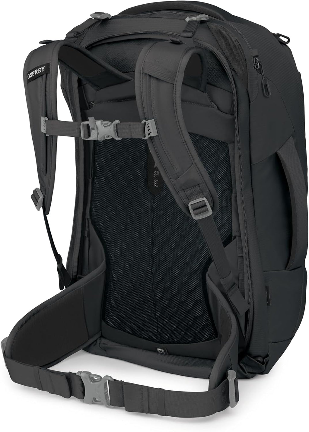 Osprey Fairview 40L Women's Travel Backpack - Versatile Carry-On with Laptop Sleeve & Toiletry Pocket, Black
