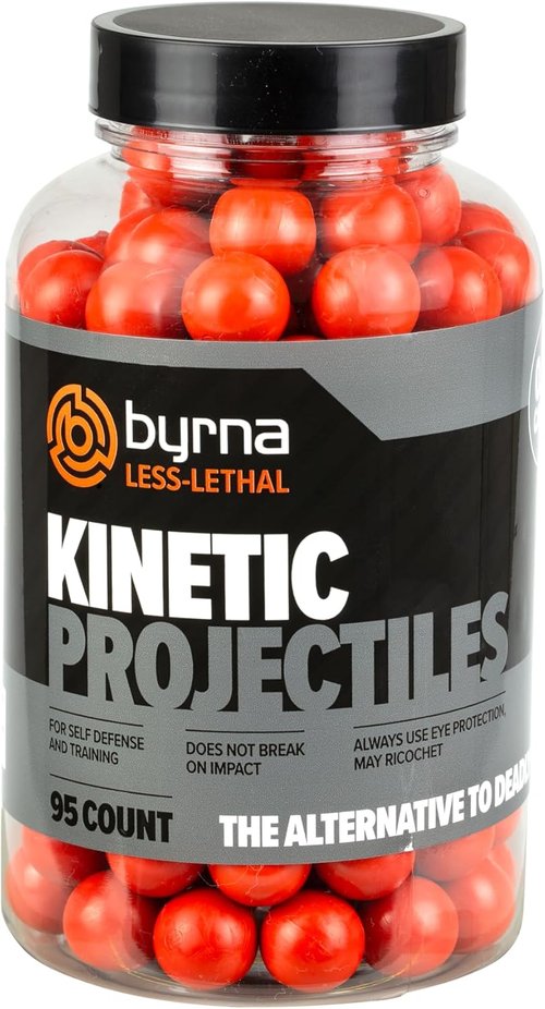 Byrna CL Accessories Bundle - 95 Kinetic Projectiles & 10 CO2 Cartridges for Byrna CL Launchers