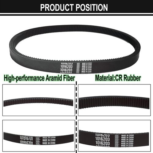 Club Car Belt Golf cart Club Car DS & Precedent Clutch Drive Belt and Starter Generator Belt Kit, for Club Car DS 1997-up, Club Car Precedent 2004-up, Replace OEM # 101916701, 1016203