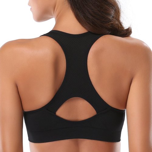 MIRITY Racerback Sports Bra - High Impact Women's Workout Activewear | Comfortable Fit