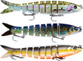 Skiennix Multi-Jointed Fishing Lures - Lifelike Swimbait for Freshwater & Saltwater | Ideal for Bass & Trout