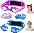 Vvinca Kids Swim Goggles - Anti-Fog, No Leak Design with Fabric Strap | Pain-Free for Toddlers & Children