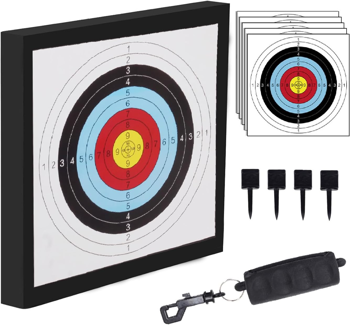 SPG Archery Target - Durable EVA Foam Target for Bows Up to 50 Lbs | Ideal for Backyard Shooting Practice
