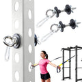 2Pack Resistance Band Pegs 304 Stainless Steel Band Anchors Heavy Duty Band Hooks with Variable Diameter Hole Plug Suitable for Power Rack with 5/8"-1"Hole,Strength Traning,Fitness,Physical Therapy