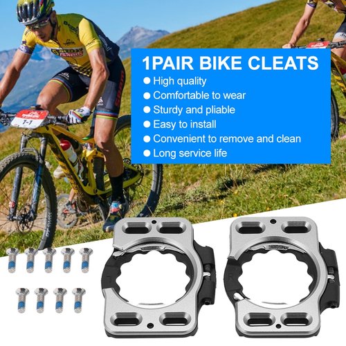 Road Bike Cleats, 1 Pair Quick Release Cycling Pedal Cleat Cover for Zero