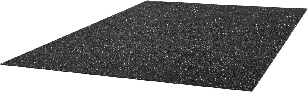 VEVOR Gym Flooring Tiles - 0.4 Inch Thick Interlocking Rubber Mats | 24 x 24 Inch, Black & White, 96 sq.ft