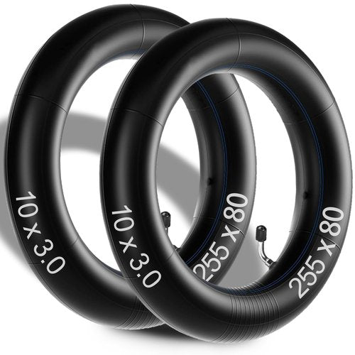 10x3 Tire 255x80 80/65-6 Heavy-Duty Tube Replacement for Nanrobot/Apollo Pro/Kugoo M4 Pro/Varla Eagle/Yume Y10/Joyor S10 Electric Scooter~Anti-explosion Tyre with 45 Degree Valve,2pc