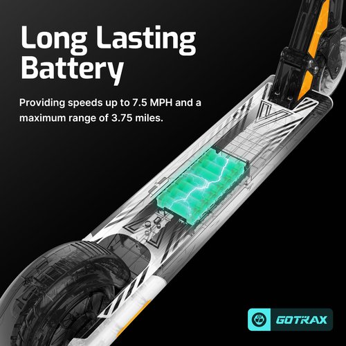 Gotrax GKS Mini Electric Scooter for Kids 6-12, Max 3.75 Miles & 7.5 Mph by 150W Motor, 6'' Wheel, Thumb Control Easy to Ride & Assemble, All-Metal Body Supports 121 lbs, Great Present for Boys Girls