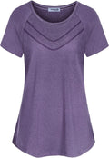 Vldnery Women's Quick-Dry Yoga Workout Shirts - Loose Fit Athletic Tops for Gym | 2025 Collection