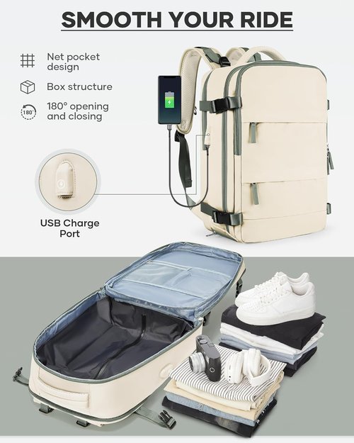 Coofay Vacuum Backpack - Travel-Friendly Design with Pump | Compression System for Easy Packing