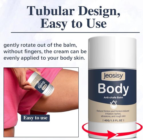 Anti Chafing Stick - Body Friction Defense Balm for Thighs, Chest, Arms & More | Travel Size