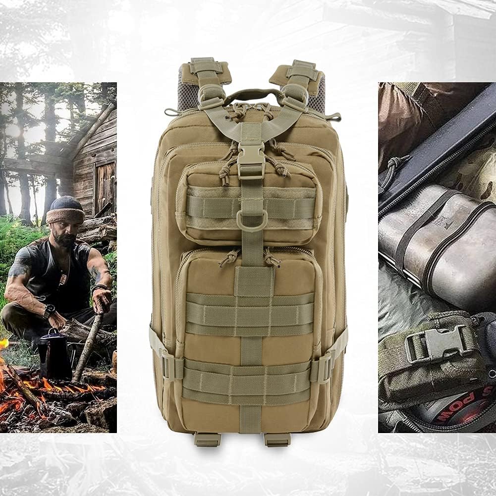 ROARING FIRE Tactical Assault Backpack - 30L Military Rucksack for EDC, Camping & Hiking