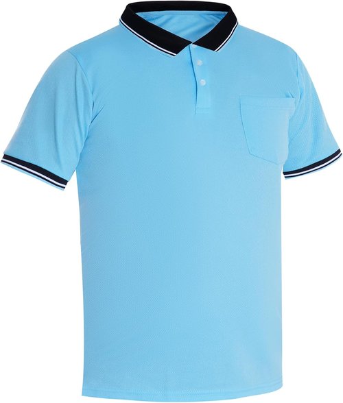Dxhycc Men's Umpire Shirt - Short Sleeve Polo Ref Jersey for Baseball & Softball | Comfortable Fit