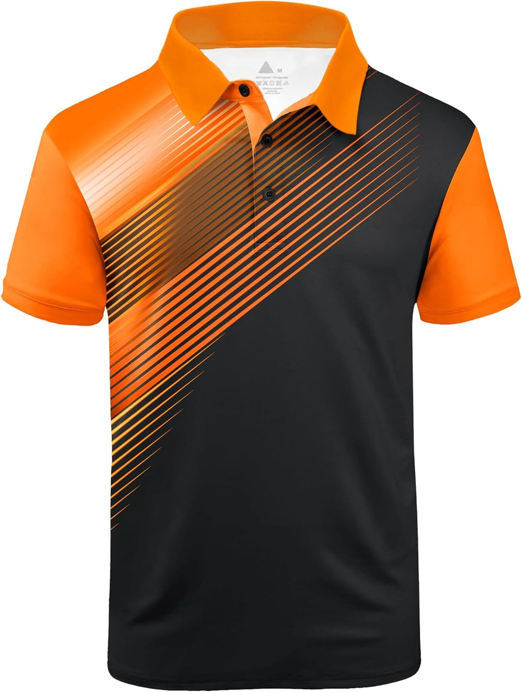 ZITY Men's Golf Polo Shirt - Moisture-Wicking Short Sleeve Performance Tee | Casual Print Design