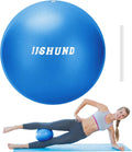 Pilates Ball - 9 Inch Mini Soft Exercise Ball for Home Gym Yoga & Core Training | Includes Workout Guide