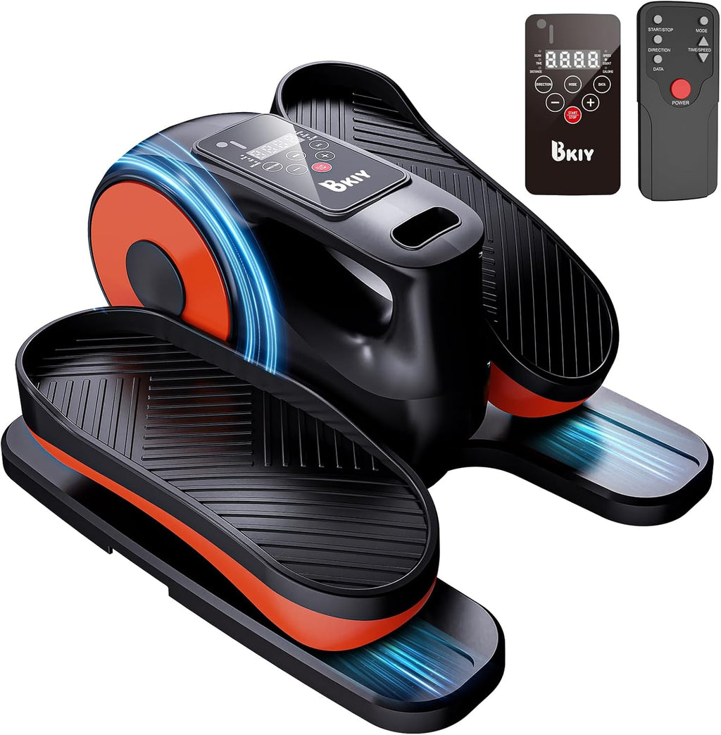 Under Desk Elliptical Machine - Electric Mini Elliptical for Home Exercise | 12-Speed Touch Screen & Remote Control