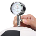 Ball Pressure Gauge, Heavy Duty Metal Mini Air Pressure Gauge Barometer Tool for Basketball, Football, Volleyball