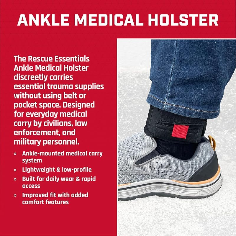 Ankle Medical Holster IFAK First Aid Carry Pouch