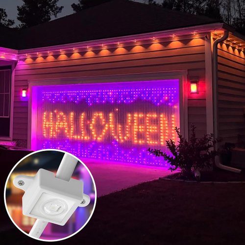 H705 LED Light Mounting Bracket Clips - Waterproof Set with 80 Screws for Outdoor Installation