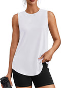 PINSPARK Workout Tops for Women - Sleeveless Athletic Tank with UPF 50+ Protection | Loose Fit Gym & Yoga Shirt