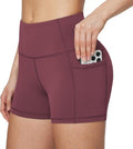 Baleaf Women's High Waist Biker Shorts - 8"/5"/3" Spandex Workout Shorts with Pockets for Gym & Running