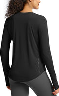 Soothfeel Lightweight Long Sleeve Workout Tops - Women's Athletic Sun Protection Tees | Moisture-Wicking UPF 50+
