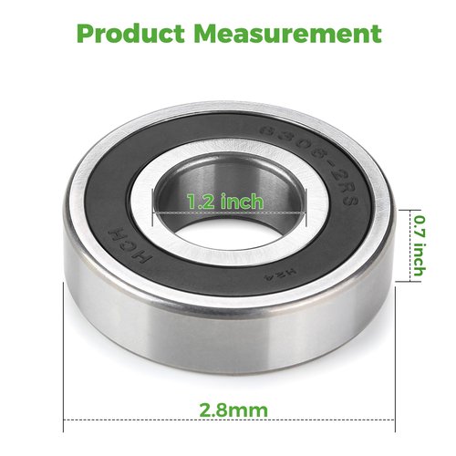 10L0L Golf Cart Rear Axle Bearing for Yamaha Drive/G29 Gas and Electric Golf Cart Models, Replacement OEM# JW1-F2176-00-00