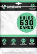 CardGuard 9-Pocket Card Sleeves – 70 Clear PVC-Free Protector Sheets for Pokémon, YuGiOh, MTG & Sports Cards