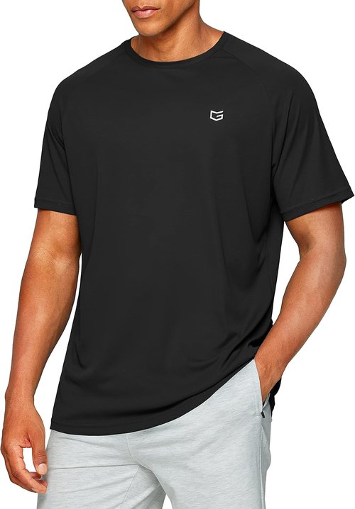 G Gradual Men's Quick-Dry Workout T-Shirts - Lightweight Cooling Gym Tee for Running & Hiking