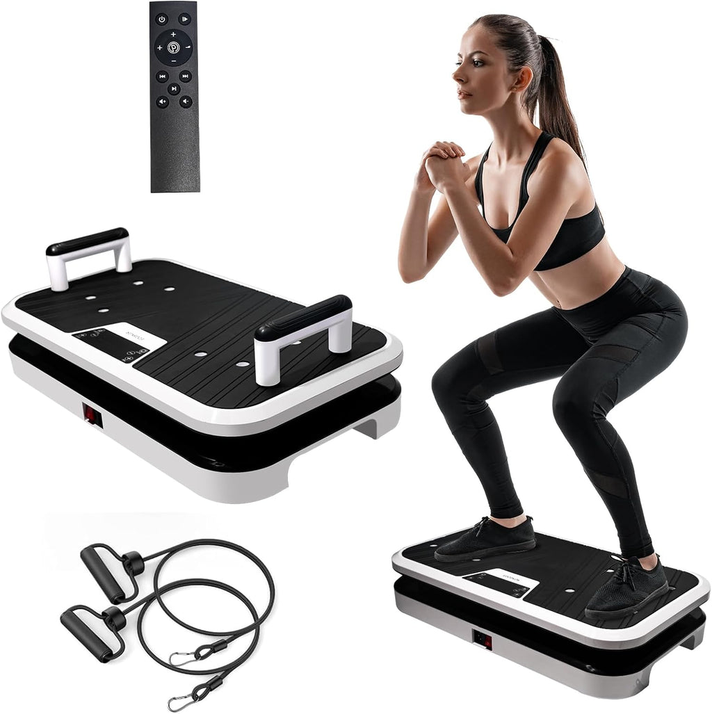 Professional Linear Vibration Plate - Whole Body Platform for Muscle Recovery & Bone Strength | 330lbs Capacity