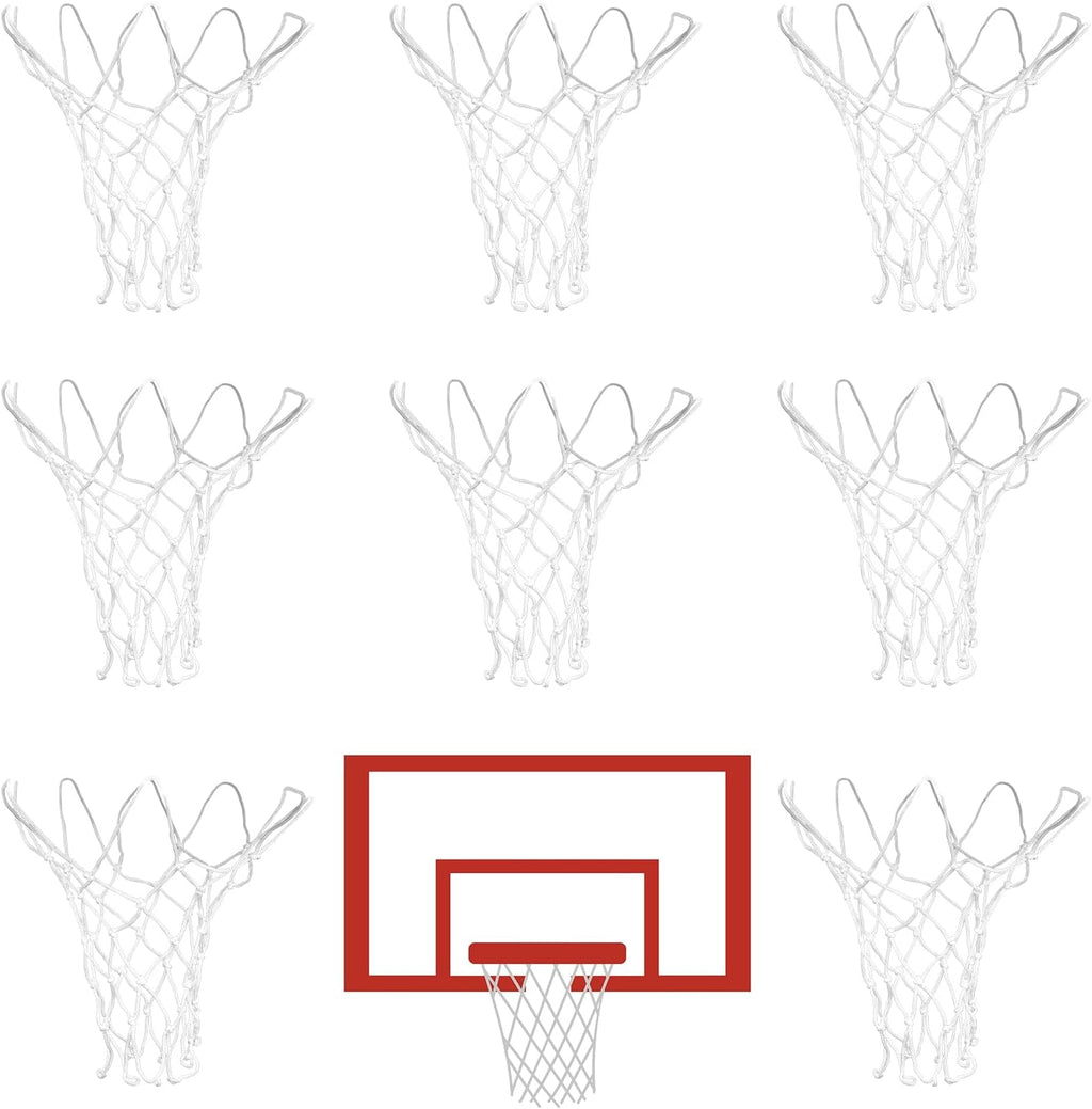 Skiennix Mini Basketball Nets - 8 Pcs Replacement for 8"-10.25" Rims | Durable Nylon Construction