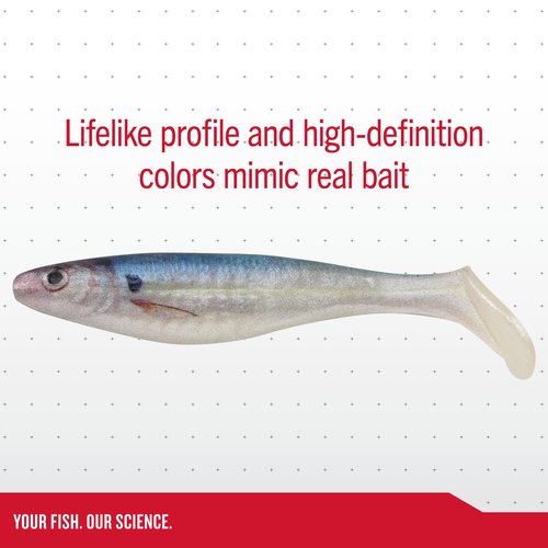 Berkley PowerBait The Champ Swimmer Fishing Bait + Fusion19 Swimbait Jighead Kit, HD Yellow Perch and HD Bluegill, 4.6 in Bait Length, 4/0 Hook Size, Irresistible Scent & Flavor, Realistic Profile