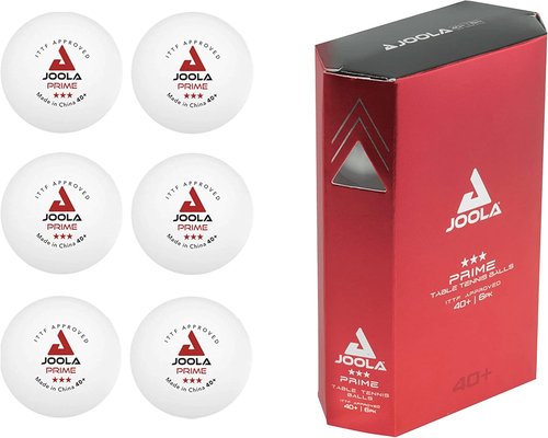 JOOLA Prime 3-Star ABS Table Tennis Balls - Durable, High-Performance, 40mm, White