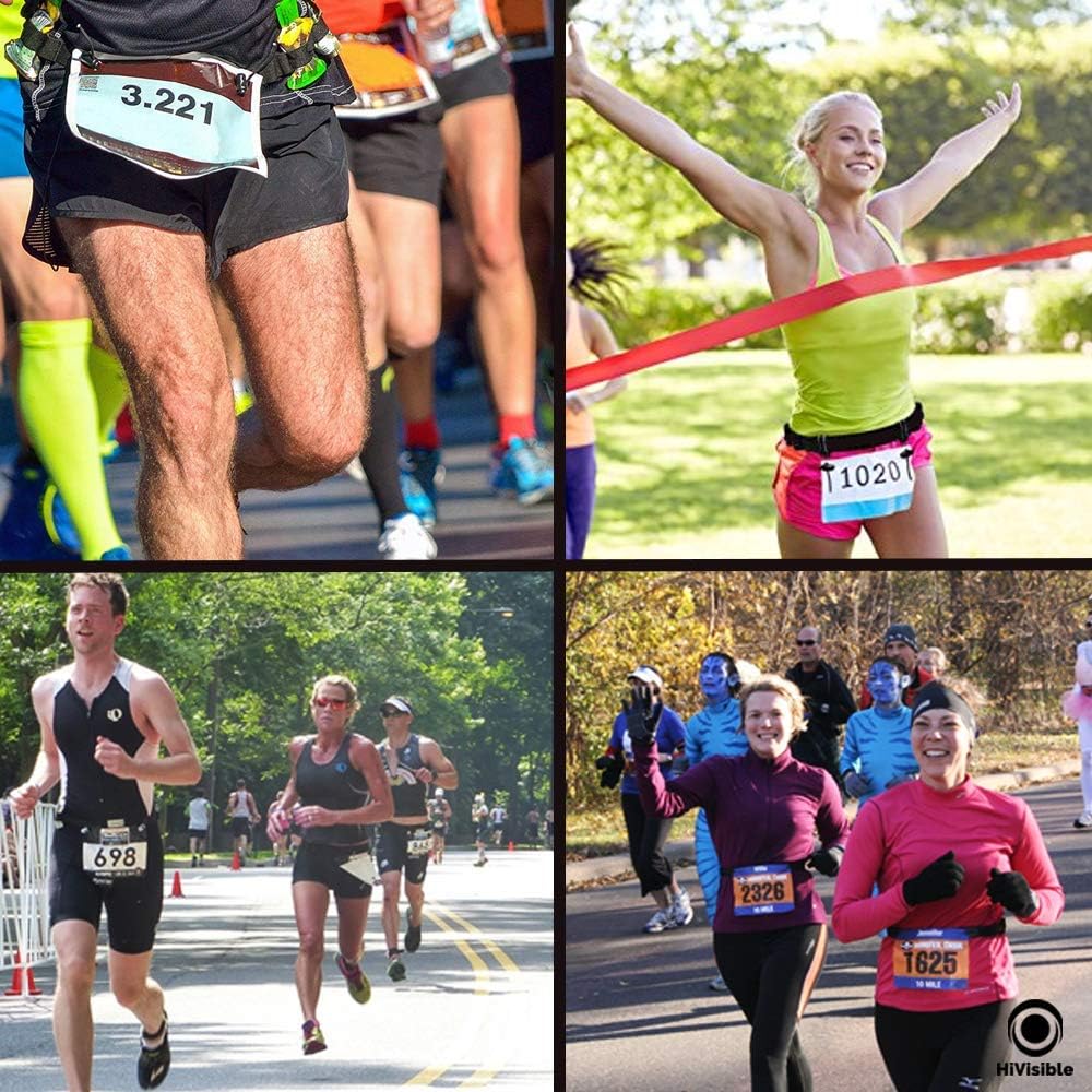 Triathlon Race Belt - Durable Bib Holder for Runners | Adjustable Fit for Comfort