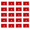 First Aid Bags Empty,Mini First Aid Pouch Empty,Mini First Aid Kit Bulk,Zipper Pouches for Emergency,Travel and Outdoor (Red 20 Pack, 4.3 * 6.3 inch)