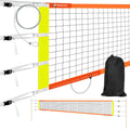 Professional Volleyball Net with Aircraft Steel Cable, Scoring Design - Anti-UV & Heavy Duty for Outdoor, Backyard, Pool, Schoolyard, Beach - Easy Set Up with Storage Bag