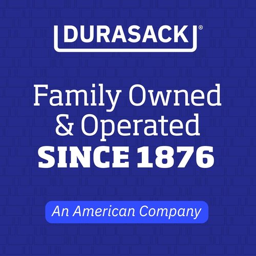 DURASACK Heavy Duty Sand Bags - UV Protected Woven Polypropylene | 50 lbs Capacity, 14x26 inches, Black, Pack of 10