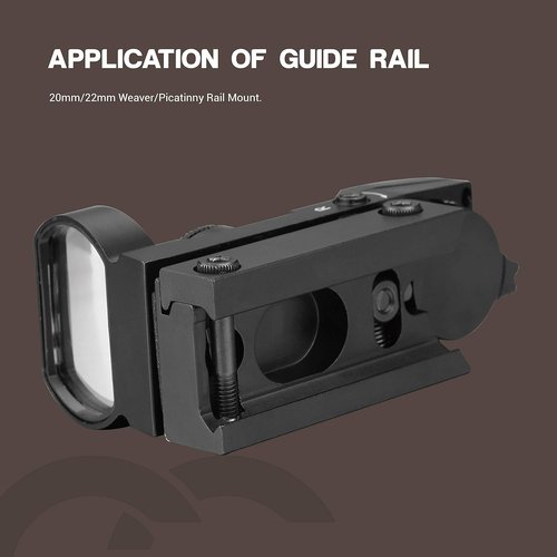 ESSLNB Red Green Dot Sight - Waterproof Reflex Scope with 4 Reticles & Adjustable Brightness | 20/22mm Rail Mount