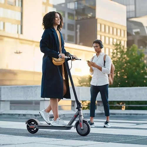 **Skiennix Electric Scooter - 500W Powerful Motor, 15 MPH Top Speed, 8.5" Solid Tire, Folding Design**