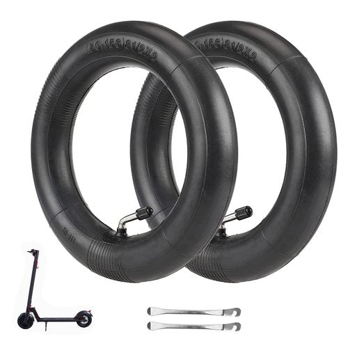 MIMIRACLE 50/75-6.1 Inner Tube for 8.5 inch Rear Tire 8 1/2 x2 Compatible with Gotrax GXL V2 Hiboy S2 Pro Xiaomi M365 Pro 1S MI3 Lite Pro2 Electric Scooters Bent Valve -2 Pack