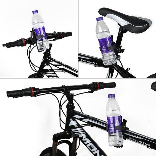 Accmor Bike Water Bottle Holders - 360° Rotatable Design | No Screws, Universal Fit, 2-Pack