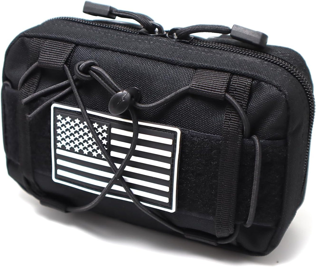 Skiennix Tactical Molle Admin Pouch - Compact Utility EDC Tool Bag | Versatile Waist Pack for Phones & Essentials