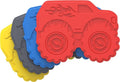 Bentgo Buddies Reusable Ice Packs - Slim Design for Lunch Boxes & Coolers - Multicolored 4-Pack (Truck)