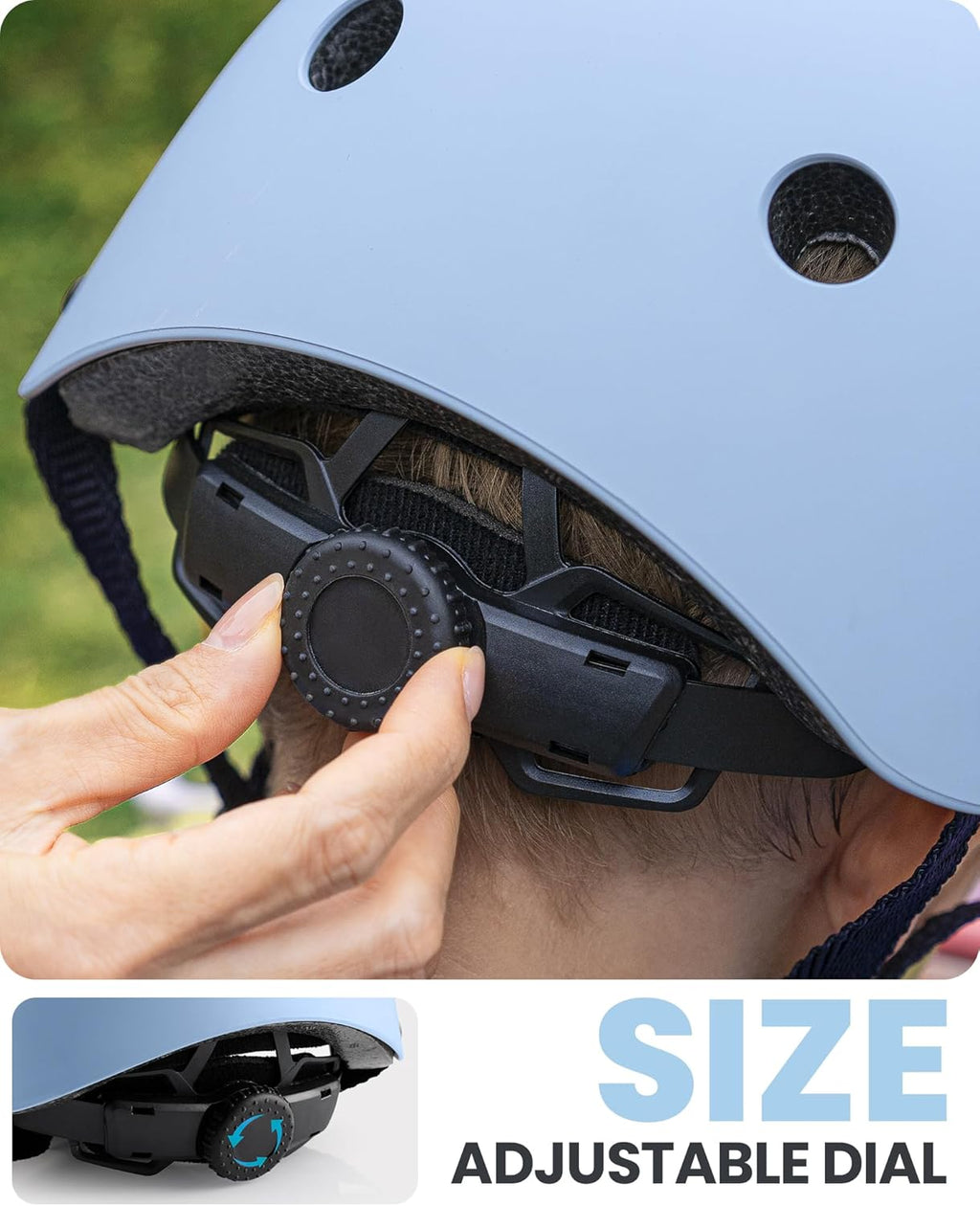 OutdoorMaster Youth Bike Helmet - Adjustable Multi-Sports Skateboard Helmet with Removable Liners | Perfect for Kids' Balance Bikes and Scooters