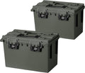 Sheffield XL Storage Bins with Lids - 2-Pack Stackable, Lockable & Water-Resistant Containers