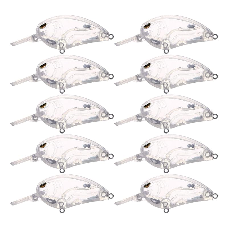 Unpainted Lure Blanks Set 25pcs Crankbait Bodies 7.8cm 9.9g ABS